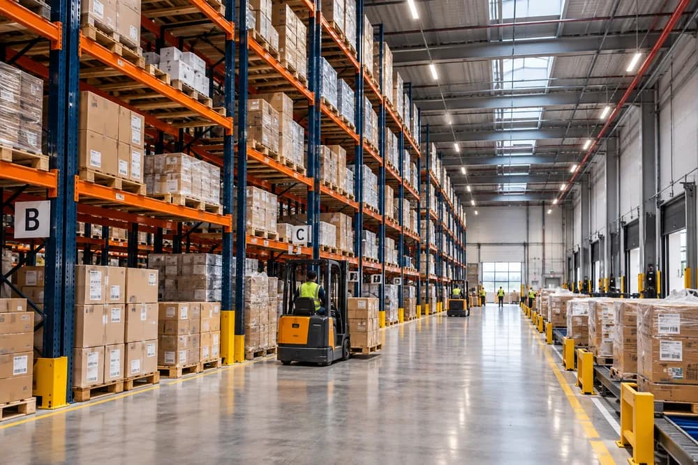 Entrepôt logistique professionnel